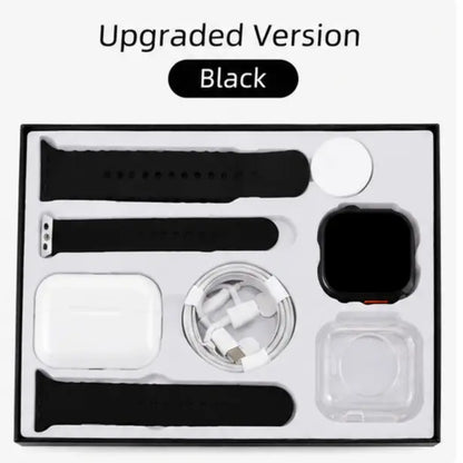 Wearable Device Kit with Bluetooth Earbuds, Magnetic Charger, Type-C Cable & Protective Case